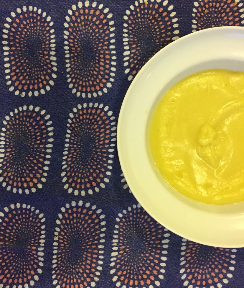 Vellutata di Topinambur, Zenzero e Curcuma